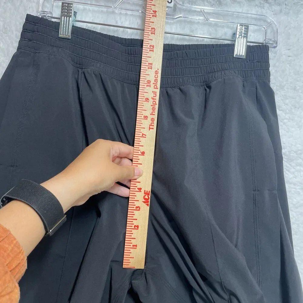 Lululemon Wanderer Culotte Wide Leg Pants 8 Black Pockets Swift Lightweight - Picture 9 of 14